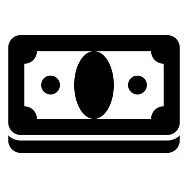 money vector icon glyph style for Web and Mobile.