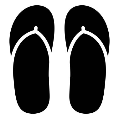 slipers vector icon glyph style for Web and Mobile.