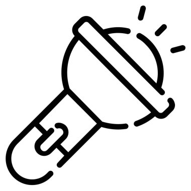 troch vector icon thin line style for Web and Mobile.