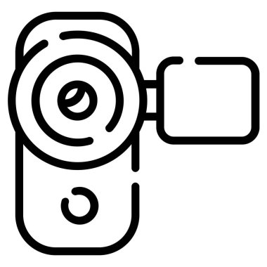  camera vector icon thin line style for Web and Mobile.