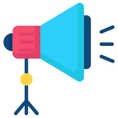 light box flat icon , photography and digital art flat vector design