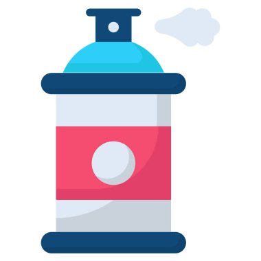 spray flat icon , photography and digital art flat vector design