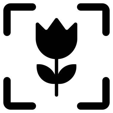 macro mood glyph icon isolated on white background