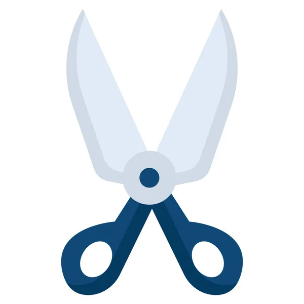 Scissor Flat Icon Photography Digital Art Flat Vector Design — Stockvektor