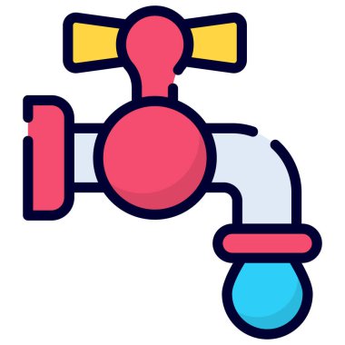water tap, drop icon, healthcare and medical icon.