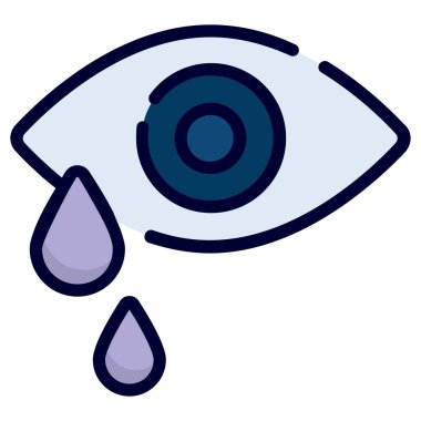 eye tears, drops icon, healthcare and medical icon.