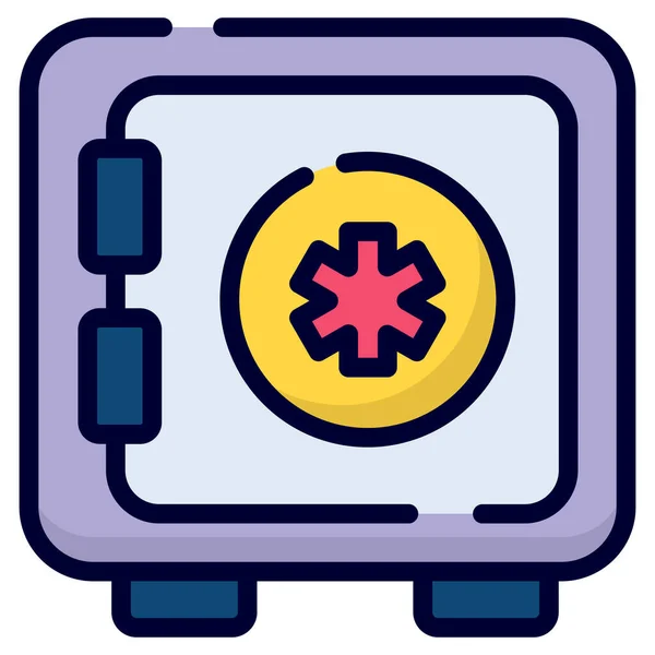 Safe Medical Icon Healthcare Medical Icon — Image vectorielle