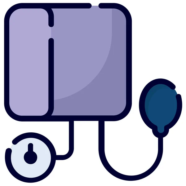 Blood Pressure Gauge Icon Healthcare Medical Icon — 스톡 벡터