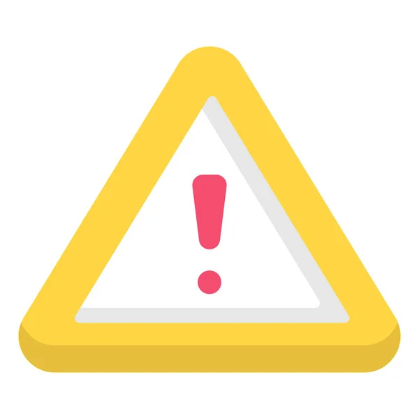 Information Risk Flat Colored Icon — Image vectorielle