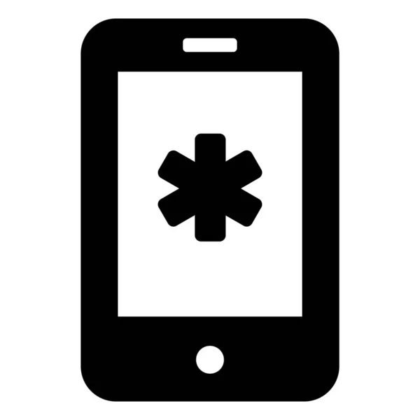 Medical App Consultation Icon Healthcare Medical Icon — Image vectorielle