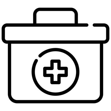 first aid kit icon, healthcare and medical icon.