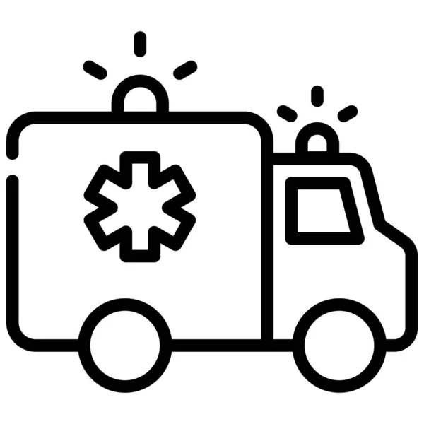 Ambulance Emergency Icon Healthcare Medical Icon — Vector de stock