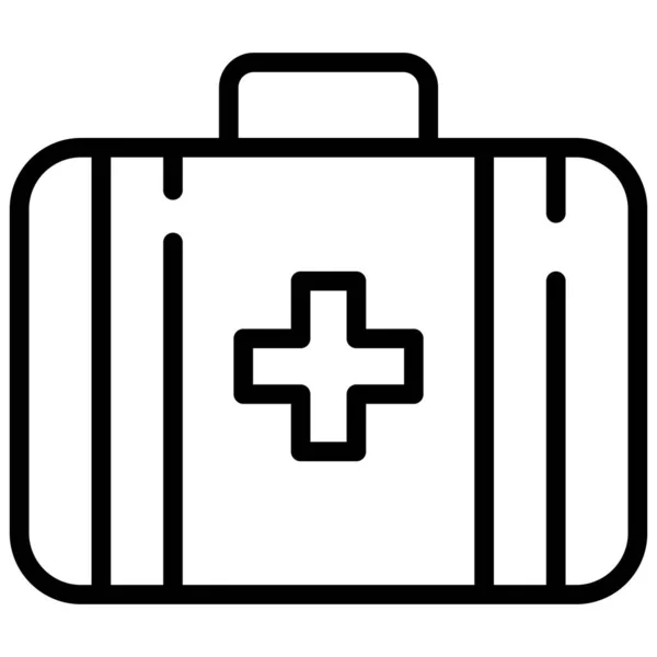 First Aid Bag Icon Healthcare Medical Icon — Stockvector