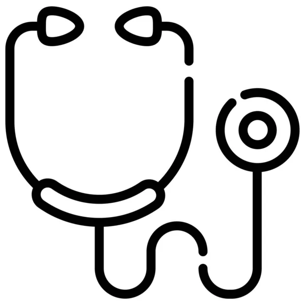 Stethoscope Medical Equipment Icon Healthcare Medical Icon — Stock vektor