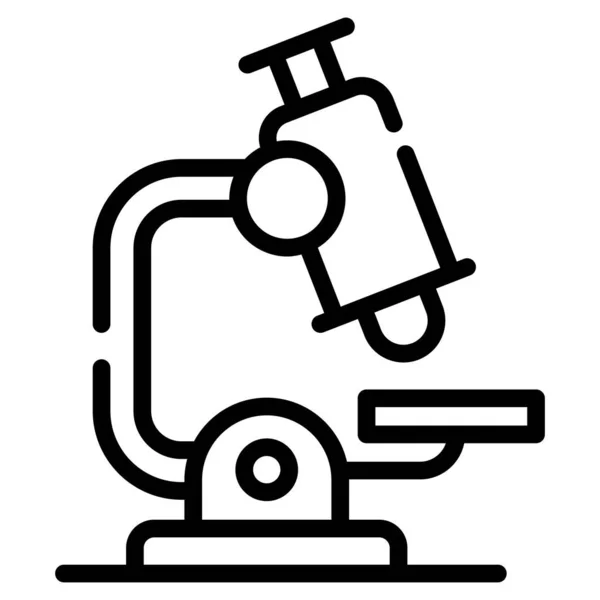 Microscope Medical Equipment Icon Healthcare Medical Icon — Vettoriale Stock