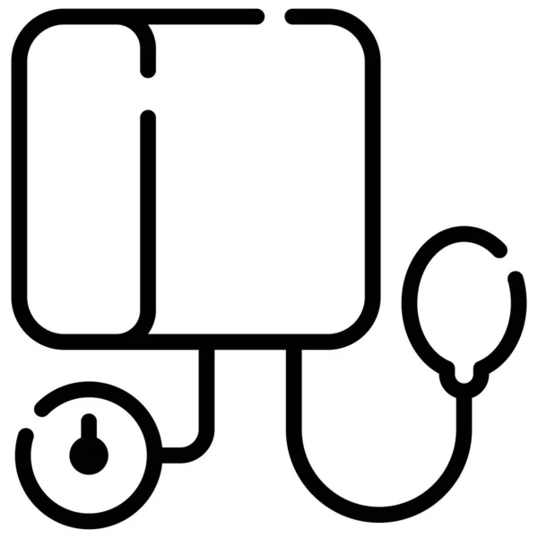 Blood Pressure Gauge Icon Healthcare Medical Icon — Stok Vektör