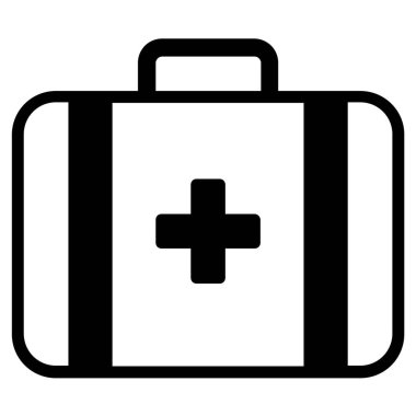 first aid bag icon, healthcare and medical icon.