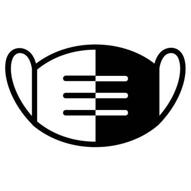 surgical mask, face mask icon, healthcare and medical icon.