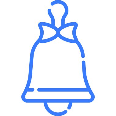 hand bell, bell line icon, vector design usa independence day icon.