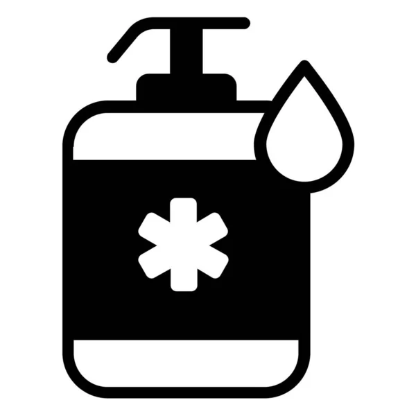 Hand Sanitizer Icon Healthcare Medical Icon — Stockvektor