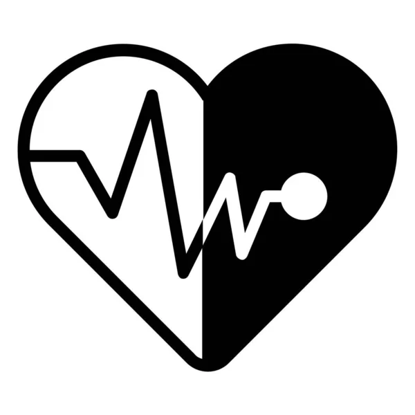 Cardiology Heart Icon Healthcare Medical Icon — Stock Vector