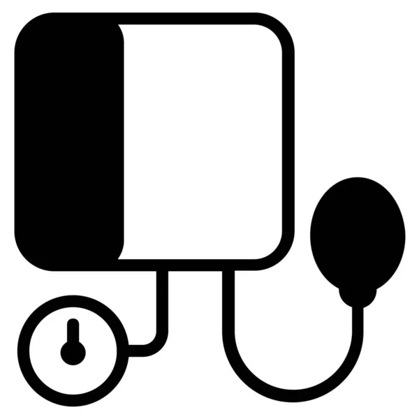 Blood Pressure Gauge Icon Healthcare Medical Icon — Stok Vektör