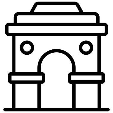 Hint geçit çizgisi simgesi izole edildi