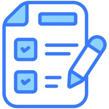 Alışveriş listesi mavi çizgi simgesi, Kara Cuma kabartma stili ya da market alışverişi, mağaza satış simgesi tasarımı.