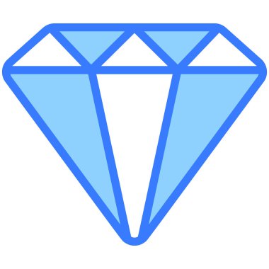 Elmas mavi çizgi simgesi, Kara Cuma kabartma tarzı mağaza veya market alışverişi, dükkan satış simgesi tasarımı.