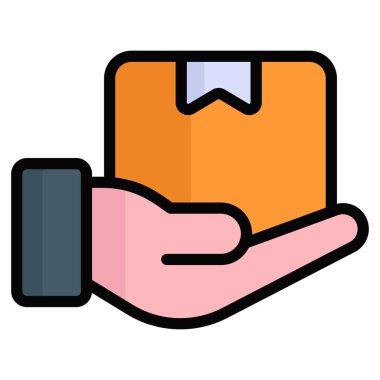 Teslimat tarzı, Kara Cuma alışverişi, ikon tasarımı.