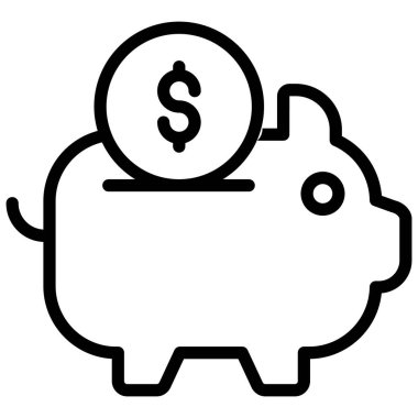 Tasarruf. Kara Cuma tarzı ya da market alışverişi, satış ikonu tasarımı. 