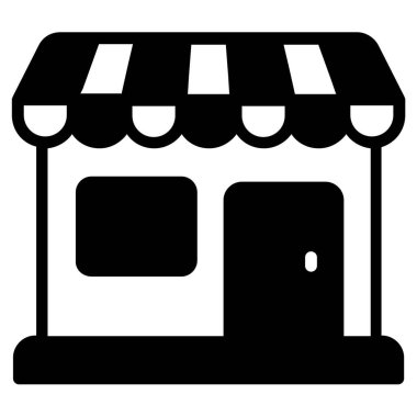 Siyah çizgi simgesini, Kara Cuma kabartma stili dükkanını veya market alışverişini, mağaza satış simgesini, tasarım simgesini depola.