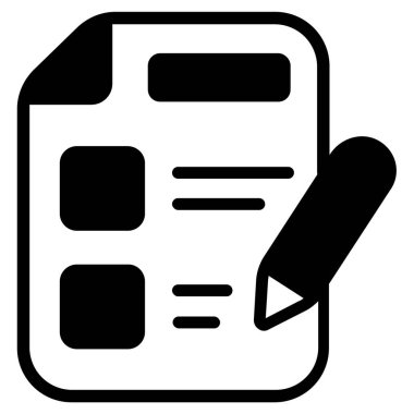 Alışveriş listesi siyah çizgi simgesi, Kara Cuma sembolü tarzı mağaza veya market alışverişi, dükkan satış simgesi tasarımı.