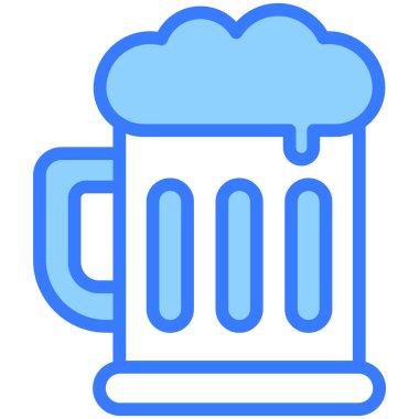 Alkol ikonu, Noel ve kutlamalar. Taslak sembol koleksiyonu. Düzenlenebilir vektör Tasarımı