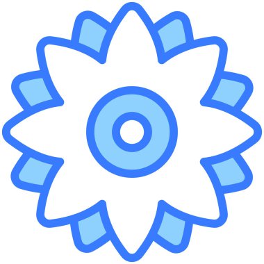 Çiçek ikonu, Noel ve kutlamalar. Taslak sembol koleksiyonu. Düzenlenebilir vektör Tasarımı