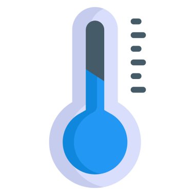 Sıcaklık ikonu, Noel ve kutlamalar. düz sembol koleksiyonu. Düzenlenebilir vektör Tasarımı