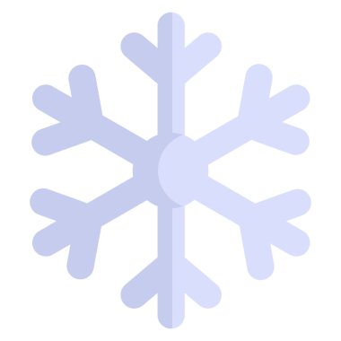 Kar tanesi ikonu, Noel ve kutlamalar. düz sembol koleksiyonu. Düzenlenebilir vektör Tasarımı