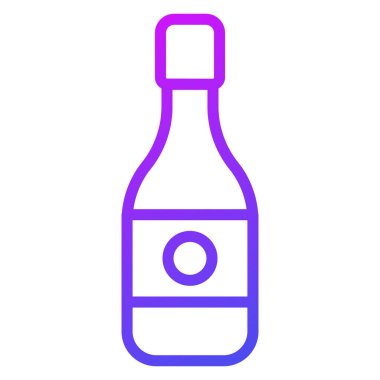 Şampiyon çizgi ikonu, Noel ve kutlamalar. Taslak sembol koleksiyonu. Düzenlenebilir vektör Tasarımı