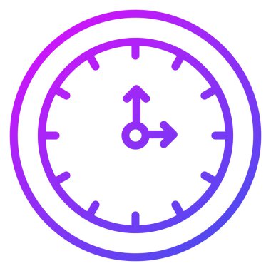 Saat çizgisi ikonu, Noel ve kutlamalar. Taslak sembol koleksiyonu. Düzenlenebilir vektör Tasarımı