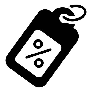 İndirim etiketi kabartma simgesi, alışveriş ve indirim satış simgesi.