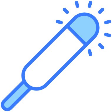 Havai fişek vektörü Mavi dış hat ikonu. Hindu festivali, Hindu kutlama ikonu.