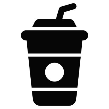 Meyve suyu bardağı vektör sembolü. Hindu festivali, Hindu kutlama ikonu,