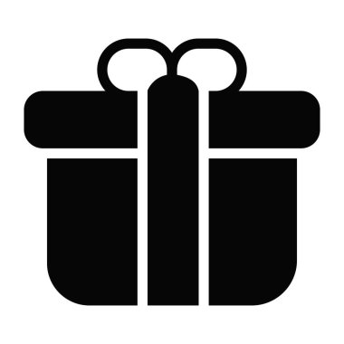 Hediye kutusu vektör simgesi. Hindu festivali, Hindu kutlama ikonu,