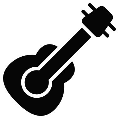 Gitar vektör simgesi. Hindu festivali, Hindu kutlama ikonu,