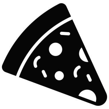 Pizza vektör simgesi. Hindu festivali, Hindu kutlama ikonu,