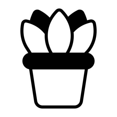 bitki vektör simgesi. Hindu festivali, Hindu kutlama ikonu,