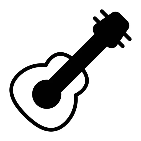 Guitar Vector Icon Hindu Festival Hindu Celebration Icon — Stock Vector