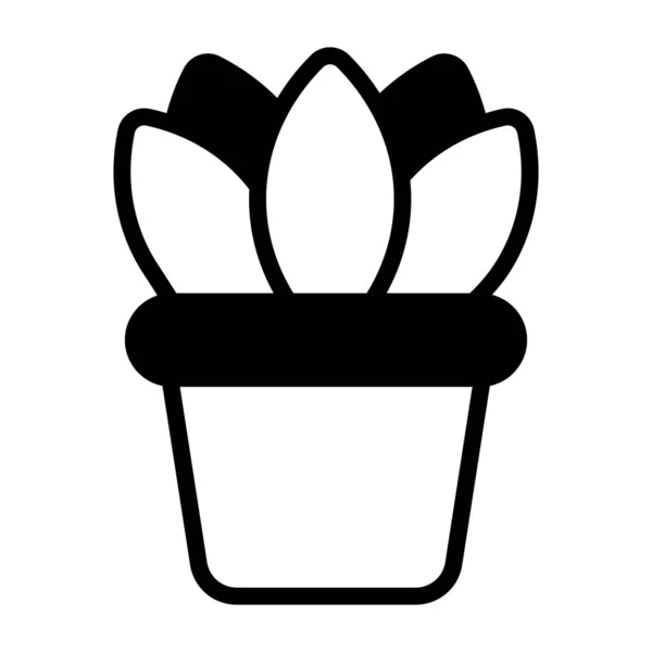 Иконка Вектора Растения Индуистский Фестиваль Индуистский Праздник Икона — стоковый вектор