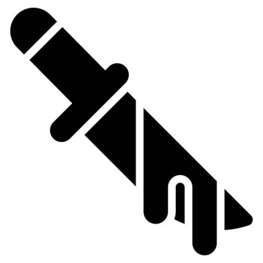  Cadılar Bayramı, bıçak vektör simgesi 