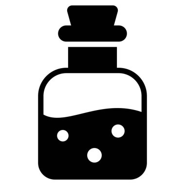 zehirli kavanoz vektör simgesi